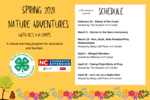 Spring 2021 Nature Adventures Schedule